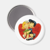 ヴィンテージバレンタイン マグネット (正面/裏面)