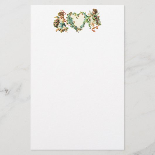 ヴィンテージバレンタイン 便箋 (正面)