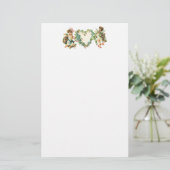 ヴィンテージバレンタイン 便箋 (スタンド正面)