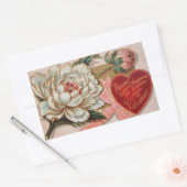 ヴィンテージバレンタイン 長方形シール (封筒)