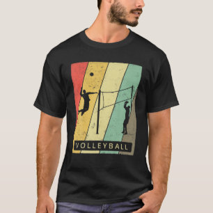 ヴィンテージバレーボールレトロポスター Tシャツ