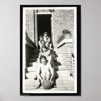 ヴィンテージバレーボール ポスター