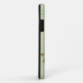 ヴィンテージバロックのピンクのバラの花スワールフローラ Case-Mate iPhoneケース (裏面/右)