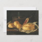 ヴィンテージバロックの残りの生活パン、タルト、ハム (正面)