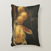 ヴィンテージバロックの残りの生活パン、タルト、ハム アクセントクッション (正面(垂直))