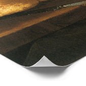 ヴィンテージバロックの残りの生活パン、タルト、ハム ポスター (角)