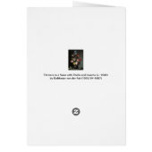 ヴィンテージバロックの花バイバルタサール・ファン・デル・アスト (裏面)