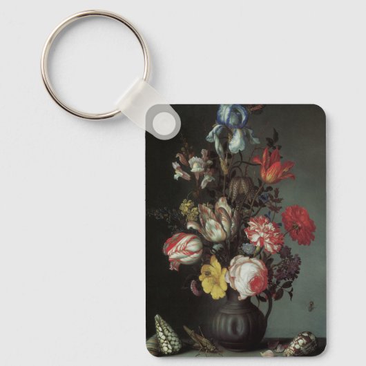 ヴィンテージバロックの花バイバルタサール・ファン・デル・アスト キーホルダー (正面)