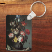 ヴィンテージバロックの花バイバルタサール・ファン・デル・アスト キーホルダー (裏面)
