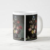 ヴィンテージバロックの花バイバルタサール・ファン・デル・アスト ジャンボコーヒーマグカップ (正面右)