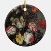 ヴィンテージバロックの花バイバルタサール・ファン・デル・アスト セラミックオーナメント (裏面)
