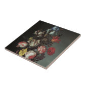 ヴィンテージバロックの花バイバルタサール・ファン・デル・アスト タイル (側面)