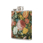 ヴィンテージバロックの静物花が花瓶に フラスク (左)