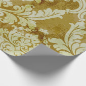 ヴィンテージバロックオーナメント継ぎ目無し模様 ラッピングペーパー (角)