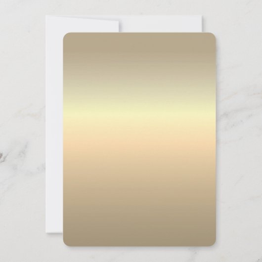 ヴィンテージバロックダスティーブルー金ゴールド結婚式招待状 招待状 (裏面)