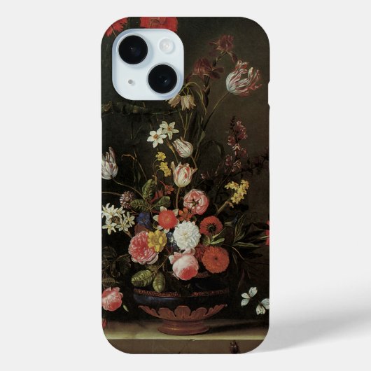 ヴィンテージバロックフローラ静物花瓶 Case-Mate iPhoneケース (裏面)