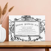 ヴィンテージバロックブライダルシャワーティー招待状 招待状