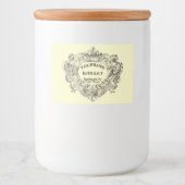 ヴィンテージバロックロココビクトリアンテンプレート フードラベル (正面)