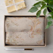 ヴィンテージバロックロココピーチデコパージュ 薄葉紙 (ギフト)