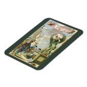 ヴィンテージバロック時代アトラスフロンティスピースワールドグローブ マグネット (左側)