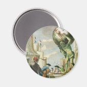 ヴィンテージバロック時代アトラスフロンティスピースワールドグローブ マグネット (正面/裏面)