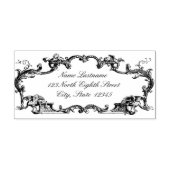 ヴィンテージバロック縁どドラゴン ラバースタンプ (インプリント)