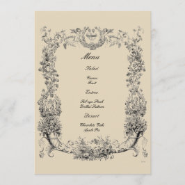 ヴィンテージバロック縁どロコハート メニュー