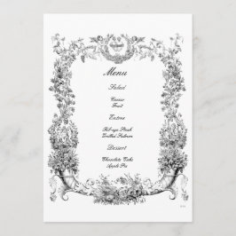 ヴィンテージバロック縁どロコハート メニュー