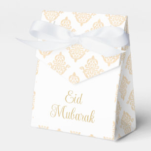 ヴィンテージバロック金ゴールドスクリプトEid Mubarakギフトテント フェイバーボックス