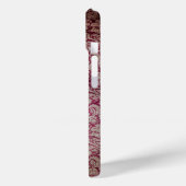 ヴィンテージバロック風ダマスクワインパターン名 Case-Mate iPhoneケース (裏面 / 左)