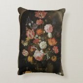 ヴィンテージバロック、フラワーピースby Boschaert, Elder アクセントクッション (裏面(縦))