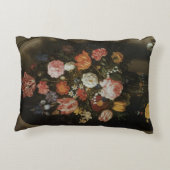 ヴィンテージバロック、フラワーピースby Boschaert, Elder アクセントクッション (裏面)
