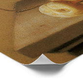 ヴィンテージバロック、フローラ静物花瓶 ポスター (角)