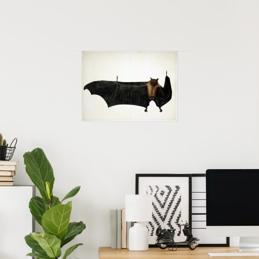 ヴィンテージバワニダス素晴らしインディアンフルーツこうもり ポスター (ホームオフィス)