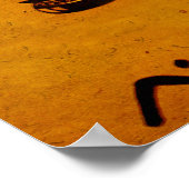 ヴィンテージバングラデシュフォークスケッチ ポスター (角)