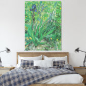 ヴィンテージバンゴッホアイリス キャンバスプリント (インサイチュ (寝室))