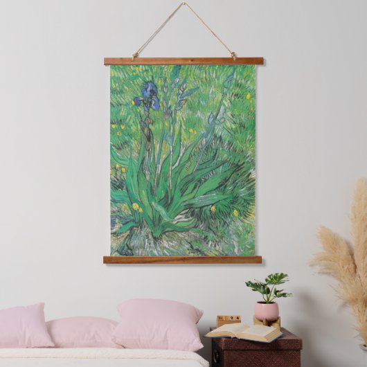 ヴィンテージバンゴッホアイリス 吊り下げ型タペストリー (寝室)