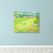 ヴィンテージバンゴッホビューオブヴァッセノツニアオーヴェース キャンバスプリント (インサイチュ (ウッドフロア))