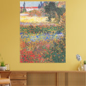 ヴィンテージバンゴッホフラワーガーデン キャンバスプリント (インサイチュ (リビング))