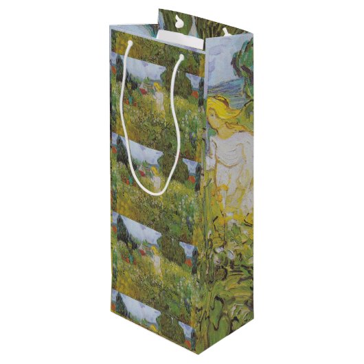 ヴィンテージバンゴッホマルゲライトガチェインザガーデンW ワインギフトバッグ (裏面アングル)
