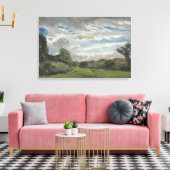 ヴィンテージバンゴッホランドスケープ付き砂丘 キャンバスプリント (インサイチュ (リビング))