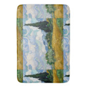 ヴィンテージバンゴッホ小麦畑 バスマット (正面縦)