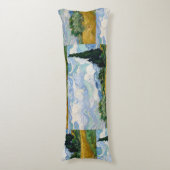 ヴィンテージバンゴッホ小麦畑 ボディピロー (正面縦)