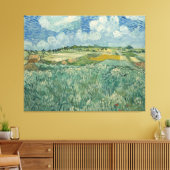 ヴィンテージバンゴッホ平野Auvers With Rain Cloud キャンバスプリント (インサイチュ (リビング))