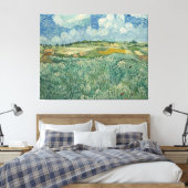 ヴィンテージバンゴッホ平野Auvers With Rain Cloud キャンバスプリント (インサイチュ (寝室))