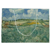 ヴィンテージバンゴッホ平野Auvers With Rain Cloud ラージペーパーバッグ (裏面)