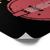 ヴィンテージバンジョギフトカントリー音楽ブルーグラスバンジョー ポスター (角)