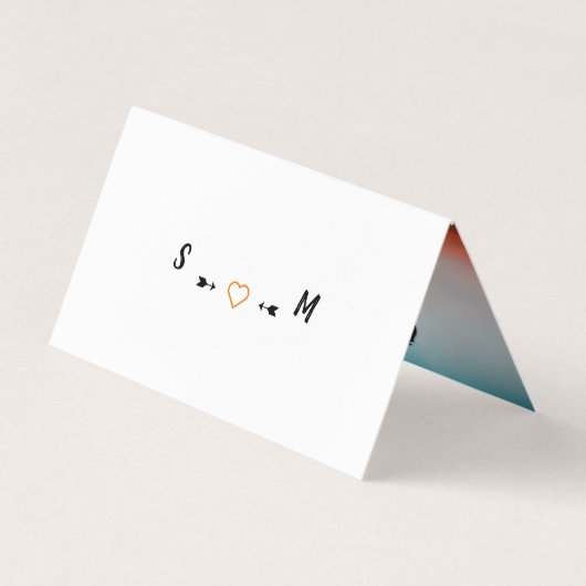 ヴィンテージバンティング、写真の日付カードの保存 名刺 (裏面)