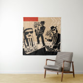 ヴィンテージバンドのポスター:クールデザイン タペストリー (インサイチュ)