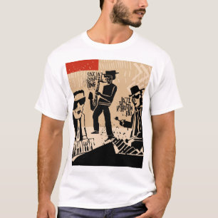 ヴィンテージバンドのポスター:クールデザイン Tシャツ